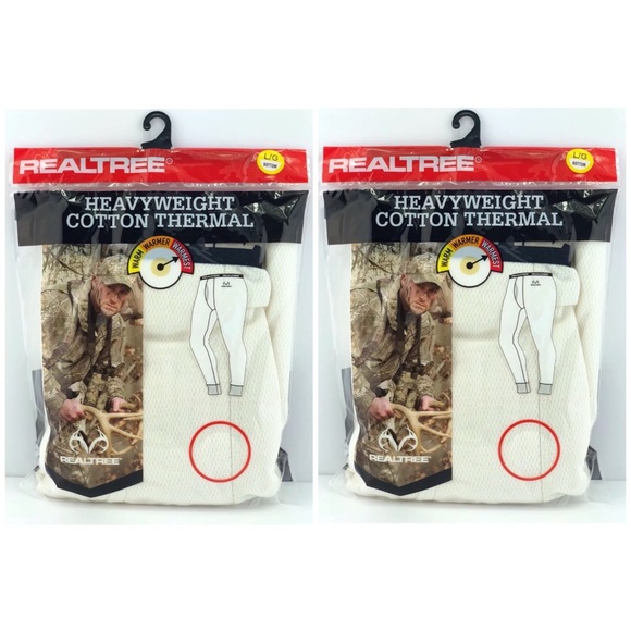 Realtree Other - Realtree Heavyweight Thermal Underwear Lot of 2